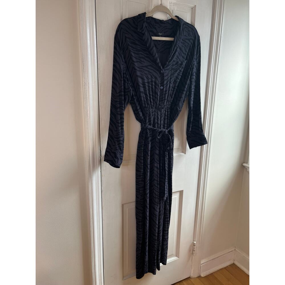 Rails Black Zebra-Print Jumpsuit - Picture 2 of 7